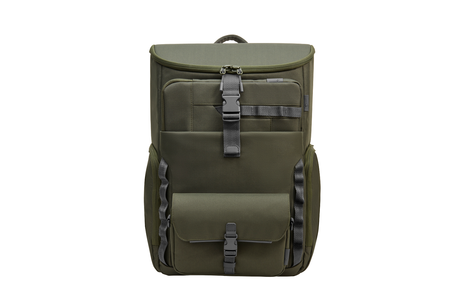 HP Backpack 15.6-inch Modular Laptop, Gray/Green
