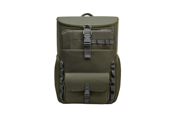 HP Backpack 15.6-inch Modular Laptop, Gray/Green