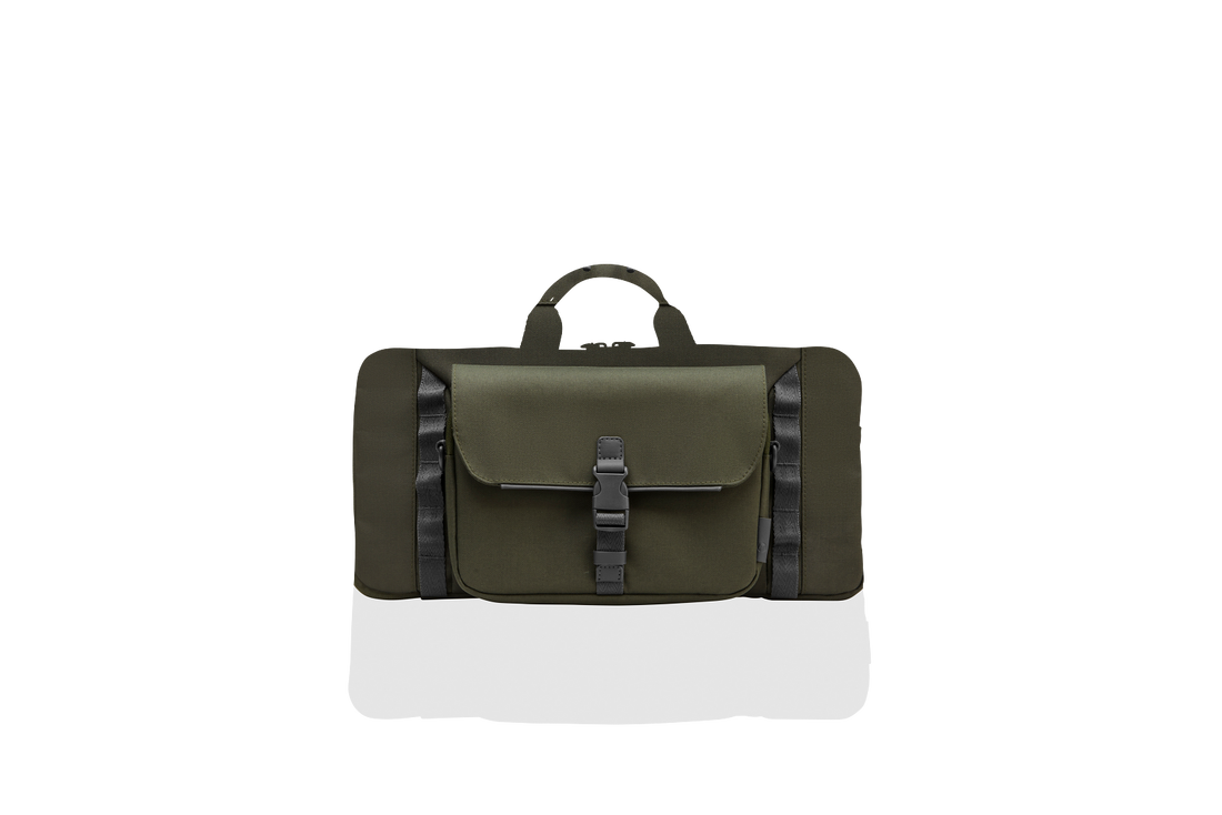 HP Modular 15.6" Laptop Backpack, Çantë Shpine për Laptop me Dizajn Modular dhe Ndarje të Organizuar, Gri/Verde, pamja 5