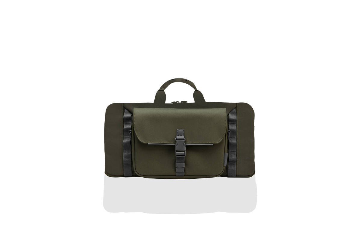 HP Modular 15.6" Laptop Backpack, Çantë Shpine për Laptop me Dizajn Modular dhe Ndarje të Organizuar, Gri/Verde, pamja 5