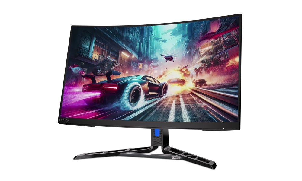 Lenovo Legion R32qc-30 monitor gaming i lakuar, pamja 2