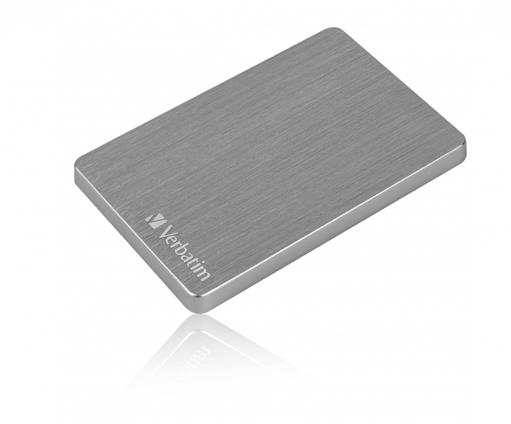 Hard disk i jashtëm Verbatim ALU Slim 1TB gri