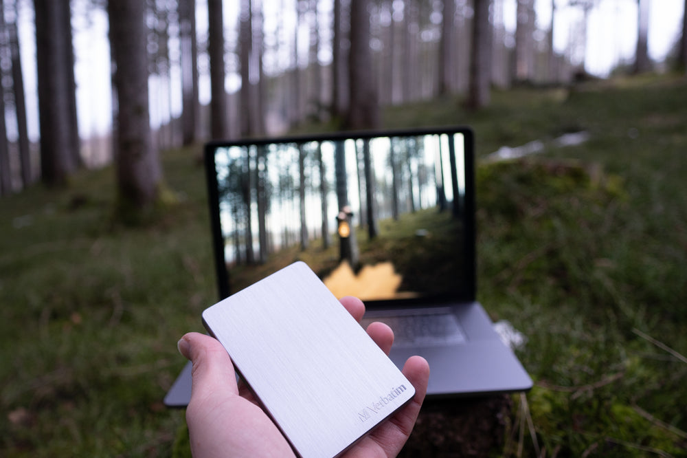Hard disk i jashtëm Verbatim ALU Slim 1TB gri, pamja 3