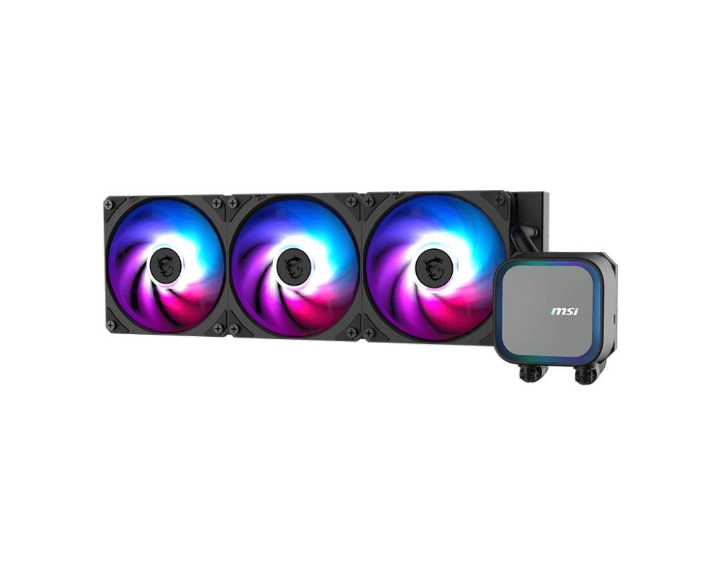 Msi Mag 360mm Argb Liquid CPU Cooler, Intel/AMD, 3 Ventilatorë, Radiator 360mm – Ftohës për Procesor, pamja 5