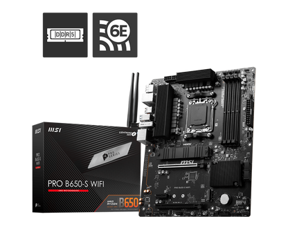 MSI MB PRO B650-S WIFI, AM5, ATX, WIFI+BT, 3Y