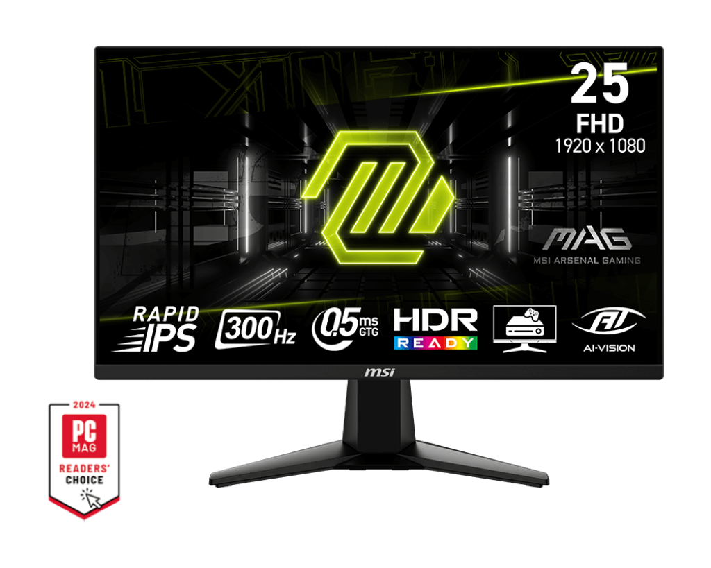 MSI MAG 255XF monitor gaming 24.5 inç, pamja 2