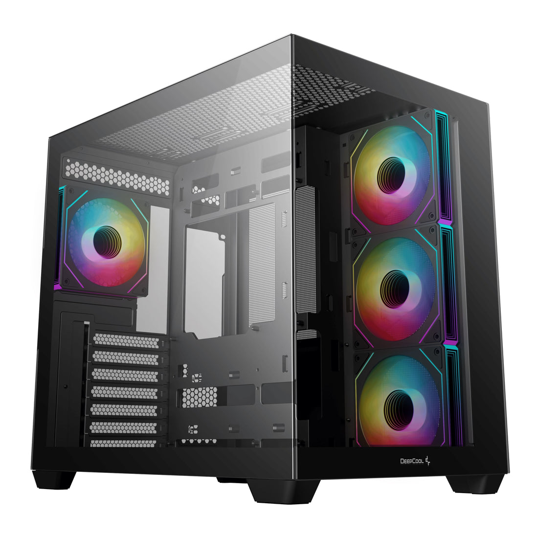 DeepCool CG530 kasë Mid Tower ATX e zezë me xham