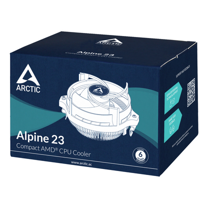 Arctic CPU Cooler Alpine 23, AMD AM5 AM4, 100—2000