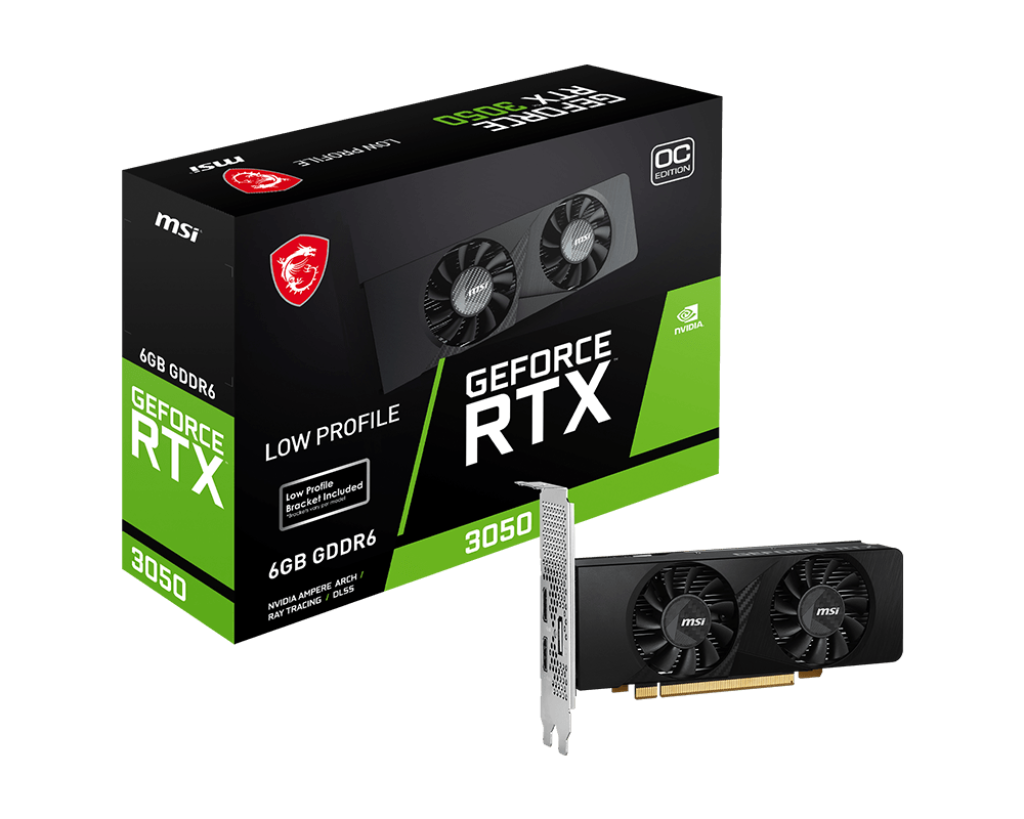 Msi GeForce Rtx 3050 LP 6GB Gddr6, PCIe 4.0, Low Profile, Ray Tracing, Dlss – Komponentë PC, pamja 12
