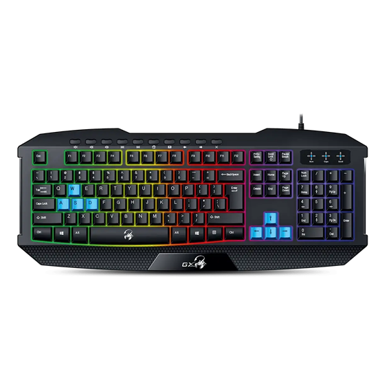 Genius Scorpion K215 USB Gaming Keyboard – Black – Tastierë, pamja 3