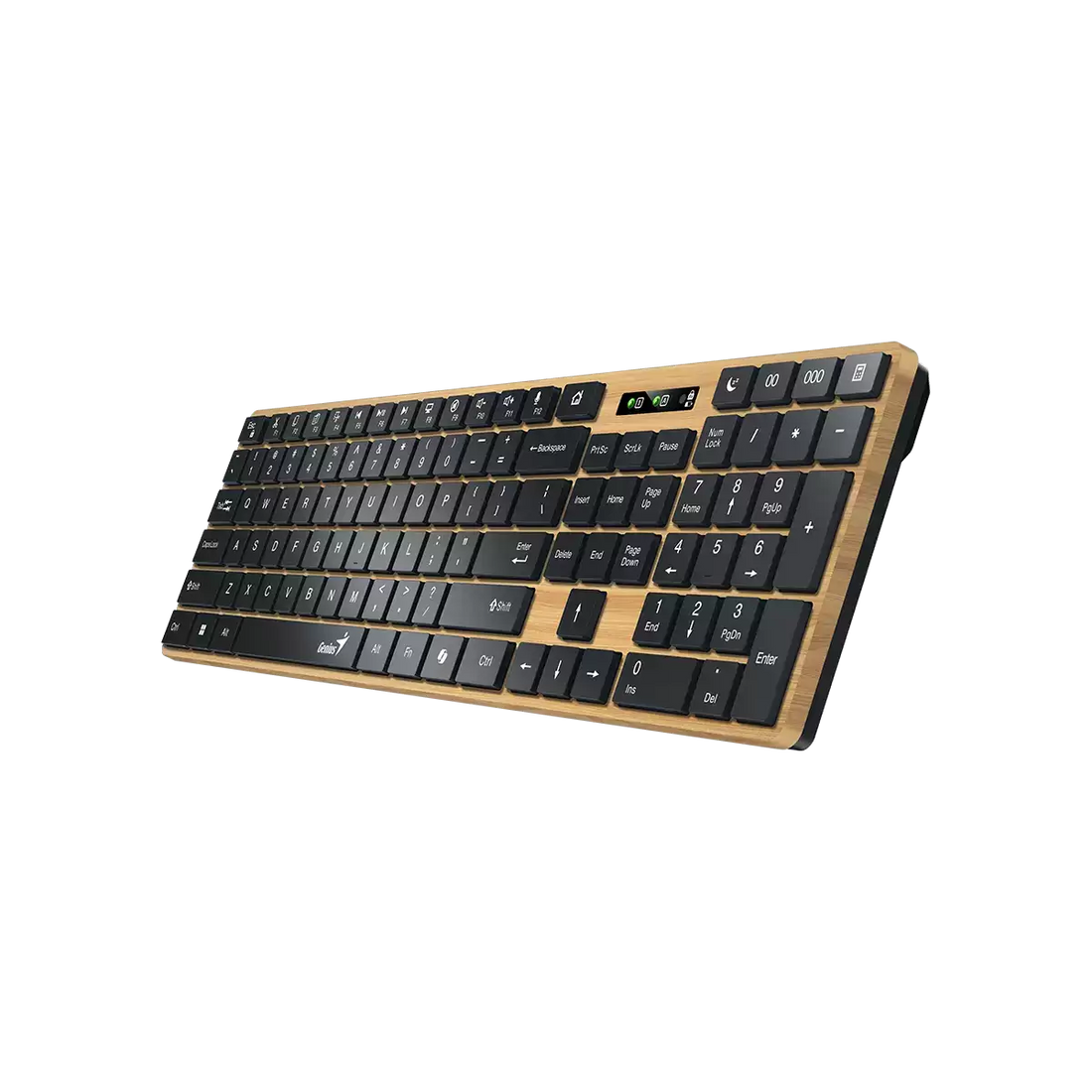 Genius SlimStar 7250BT tastierë wireless Pine Wood, pamja 3