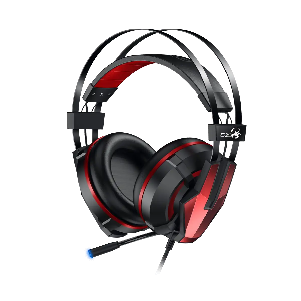 Genius HS-G710V kufje gaming USB të zeza, pamja 2