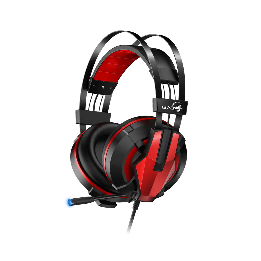 Genius HS-G710V kufje gaming USB të zeza, pamja 3
