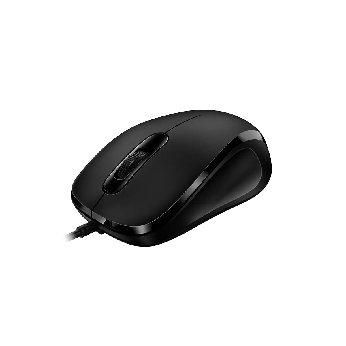 Genius DX-101 maus optik me kabllo i zi, pamja 3