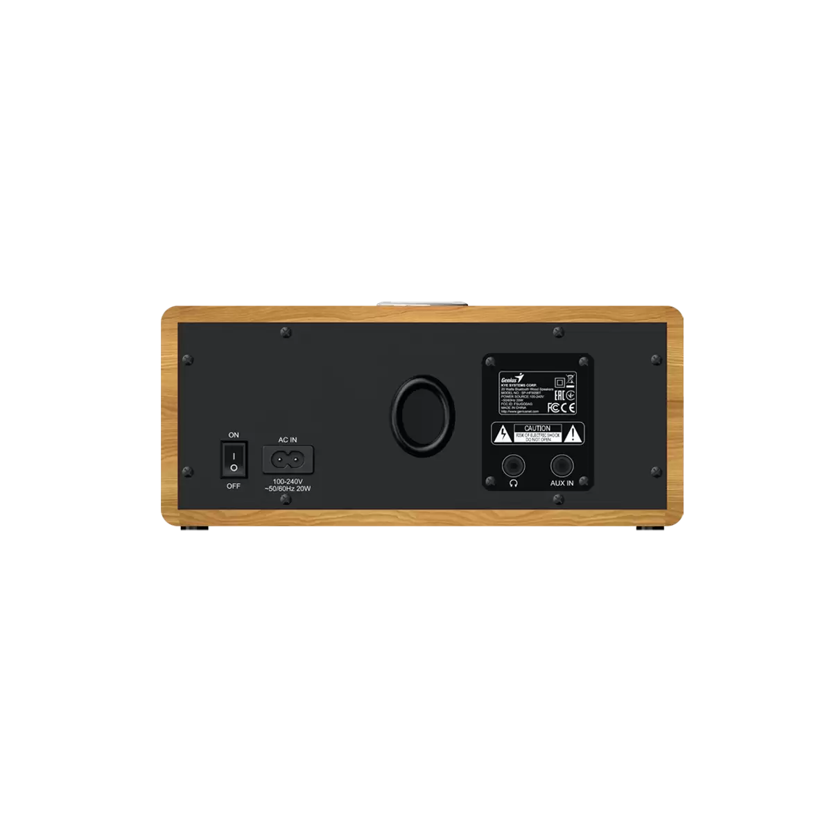 Genius SP-HF505BT altoparlantë druri Bluetooth, pamja 2