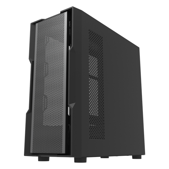 Darkflash DK431 Glass Mid-Tower Black me 4x120mm ARGB Fans