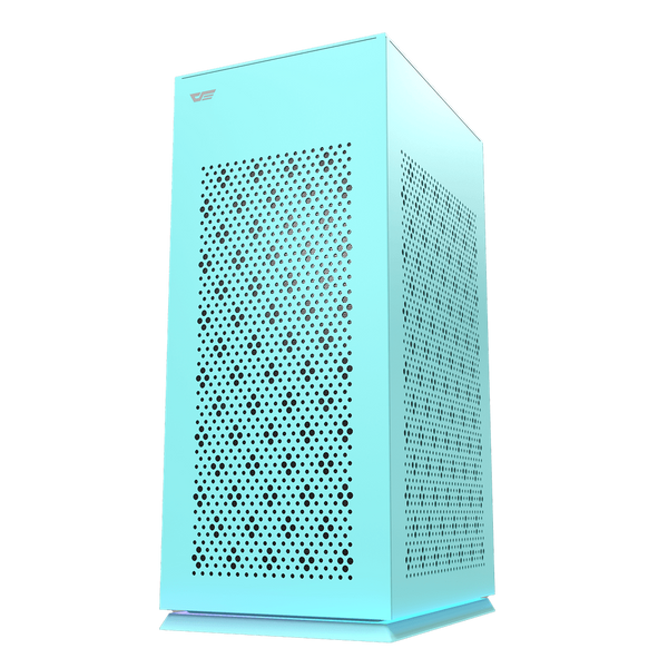 Darkflash DLH21 Kasë ITX Tower me Shirit Drite, e Gjelbër