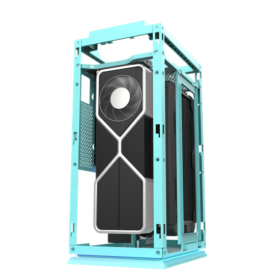 Darkflash DLH21 ITX Tower Green me Light Strip