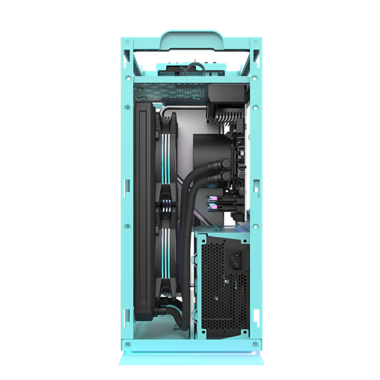 Darkflash DLH21 ITX Tower Green me Light Strip