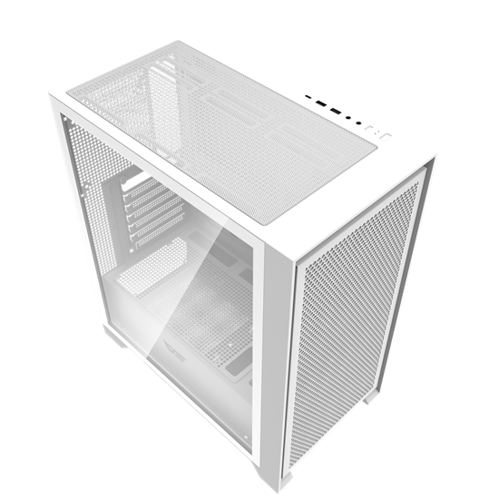 Darkflash DRX70 Mesh RGB Mid-Tower Case White, Kasë
