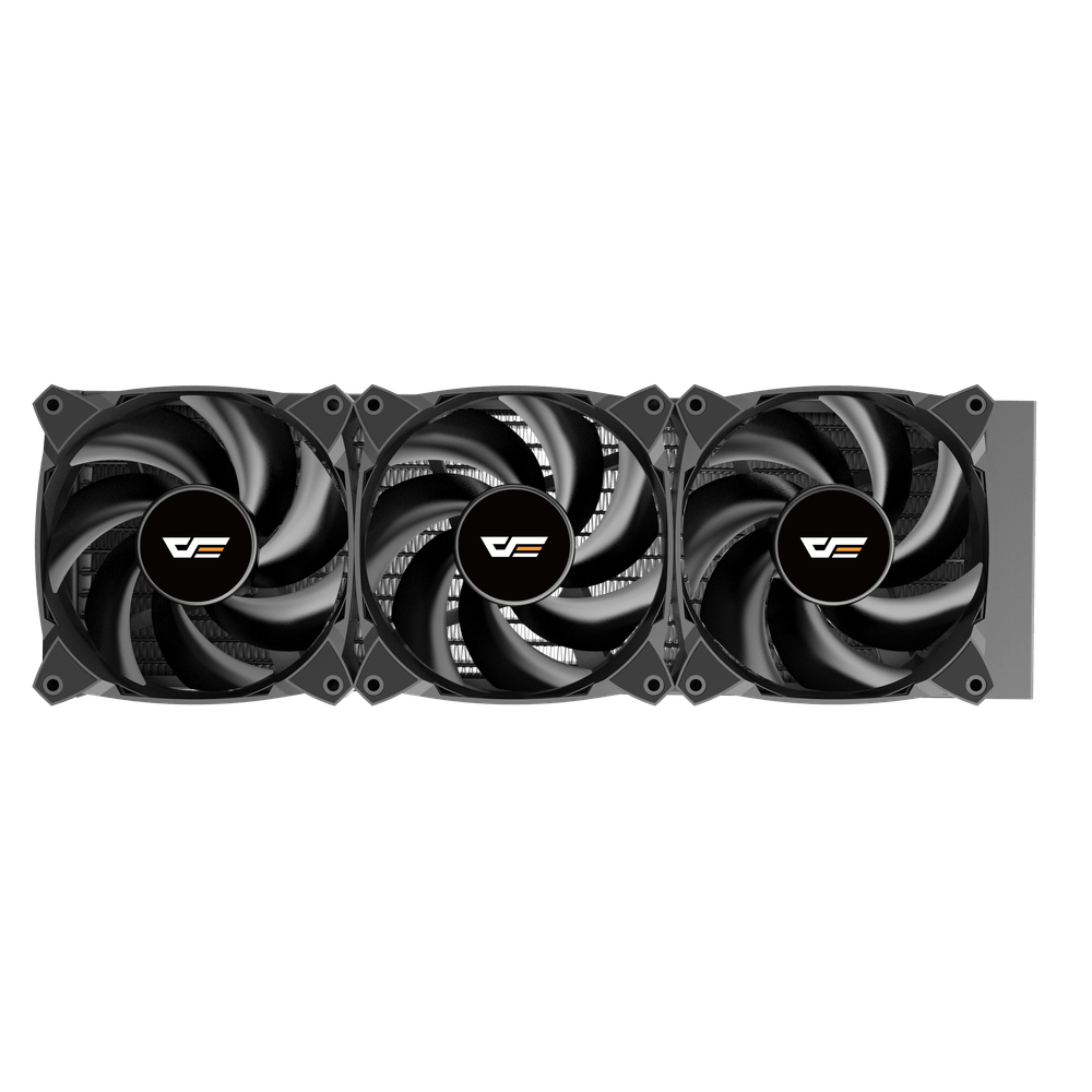 Darkflash X360 ftohës me lëng AIO i zi, pamja 2