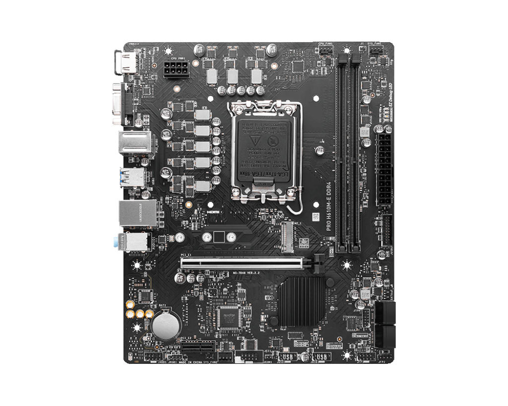 Msi MB PRO H610m-e Ddr4, Supp. IntelCore 14/13/12t – Komponentë PC