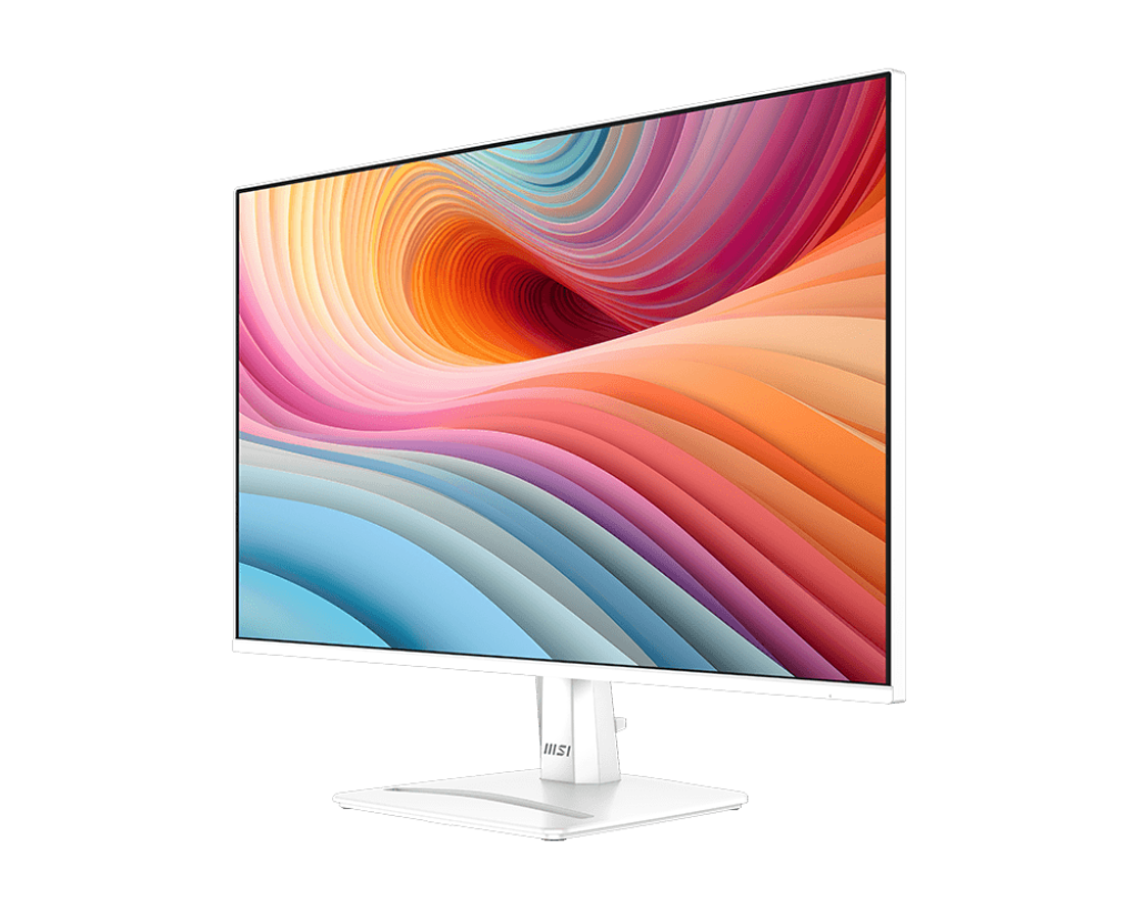 MSI PRO MP275W E2 monitor 27 inç i bardhë, pamja 3
