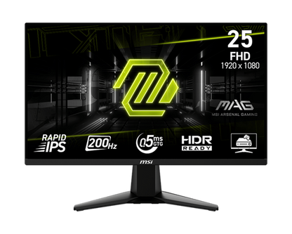 MSI MAG 255F E20 Monitor Gaming 24.5” Rapid IPS FHD 200Hz