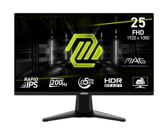MSI MAG 255F E20 Monitor Gaming 24.5” Rapid IPS FHD 200Hz