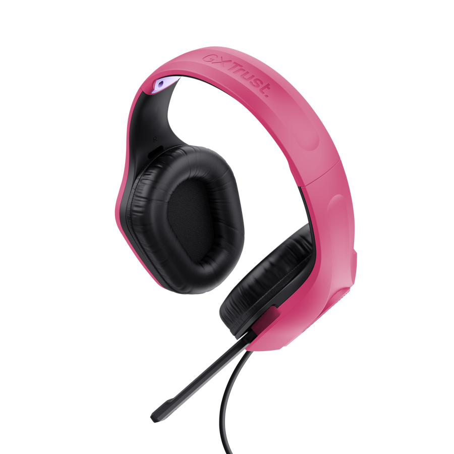 Trust GXT 415P Zirox kufje gaming rozë, pamja 3