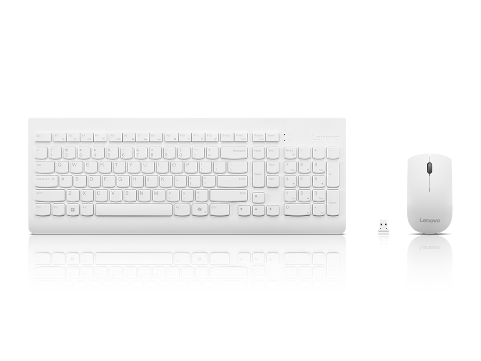 Lenovo 510 set tastierë dhe maus wireless i bardhë