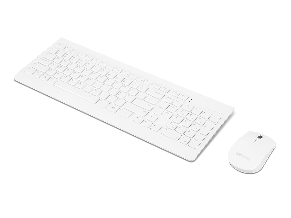 Lenovo 510 set tastierë dhe maus wireless i bardhë, pamja 2