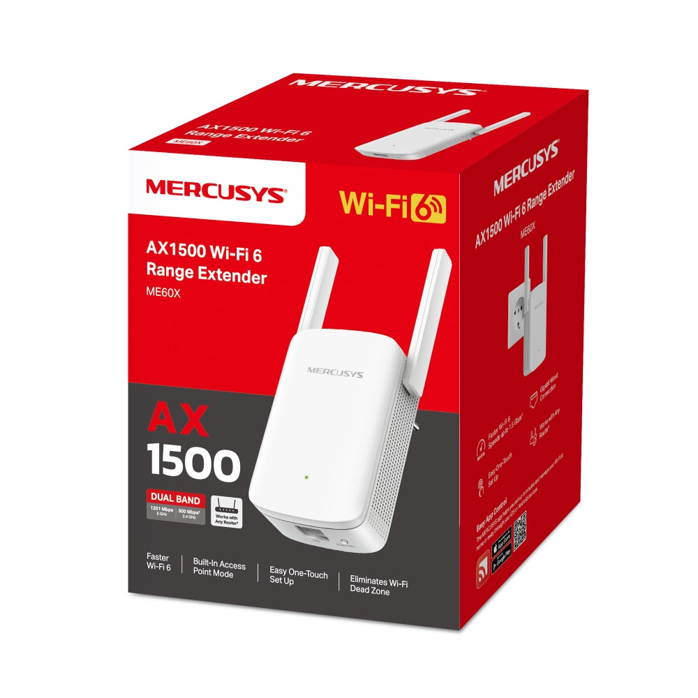 Mercusys ME60X range extender Wi-Fi 6, pamja 3