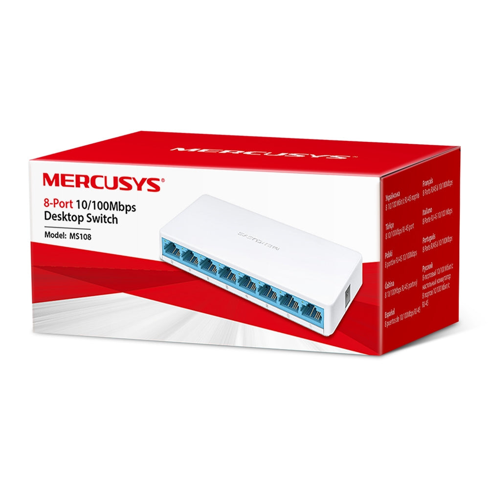 Mercusys MS108 switch 8 porta, pamja 2