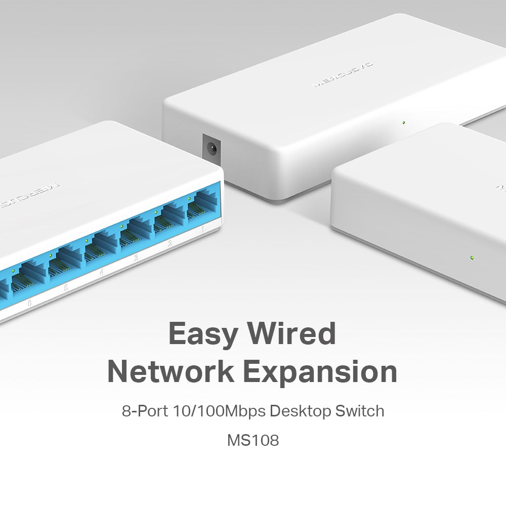 Mercusys MS108 switch 8 porta, pamja 3