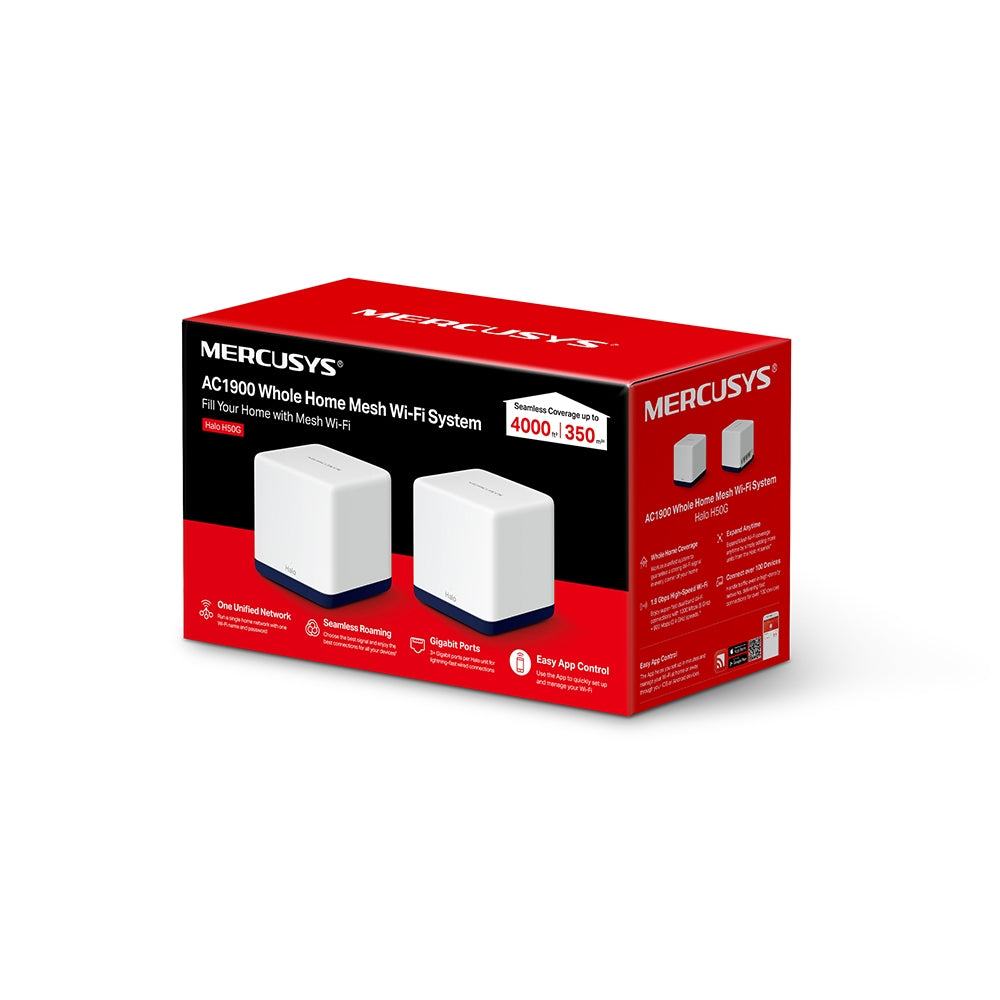 Mercusys Halo H50G sistem mesh Wi-Fi 2-pack, pamja 2