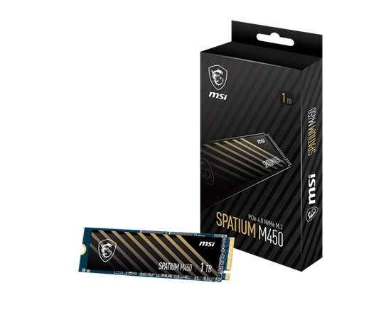 MSI SPATIUM M450 NVMe M.2 SSD 1TB 