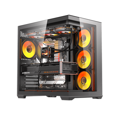 Darkflash C280 Mid-Tower Black me 7x120mm ARGB Fans