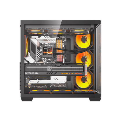 Darkflash C280 Mid-Tower Black me 7x120mm ARGB Fans