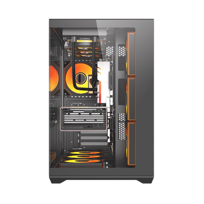 Darkflash C280 Mid-Tower Black me 7x120mm ARGB Fans