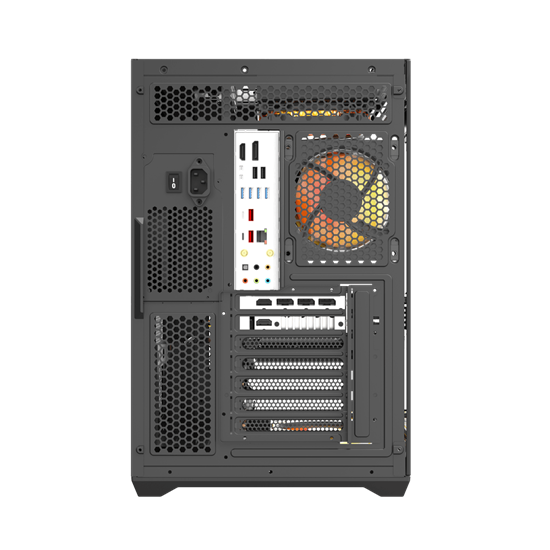 Darkflash C280 Mid-Tower Black me 7x120mm ARGB Fans