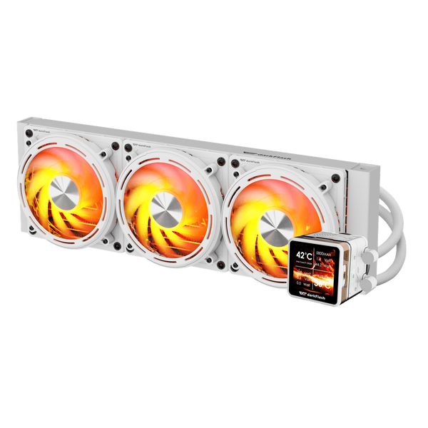 Darkflash DE360 Ftohës me Lëng AIO 360mm për Procesor, i Bardhë