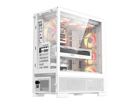 Darkflash Air Nova mATX Case White me 3x120mm ARGB Fans