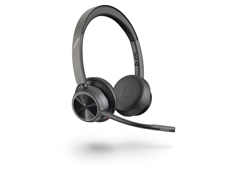 HP Poly Voyager 4320 kufje Bluetooth të zeza, pamja 2