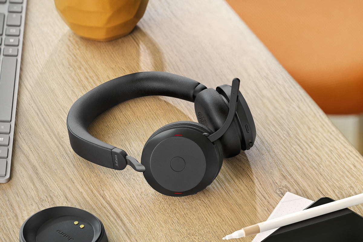 Jabra Evolve2 75 kufje stereo të zeza, pamja 2