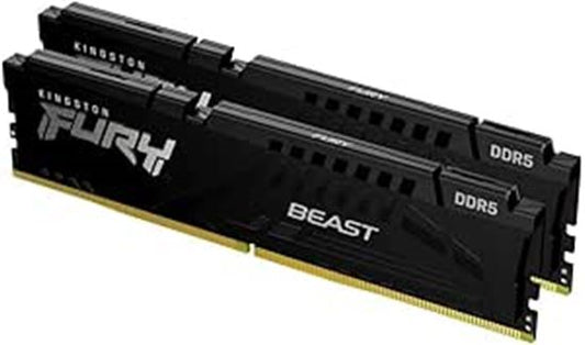 Kingston 16GB (2x8GB) DDR5 6000MHz CL36 RAM Desktop Kit Black