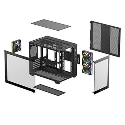DeepCool CG330 Mid-Tower Case Black