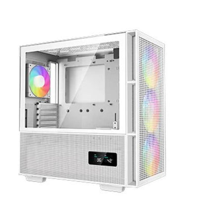 DeepCool CH560 Mid-Tower Case White, 4 ventilatorë 120mm ARGB