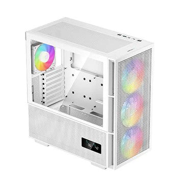 DeepCool CH560 kasë Mid-Tower e bardhë, pamja 3