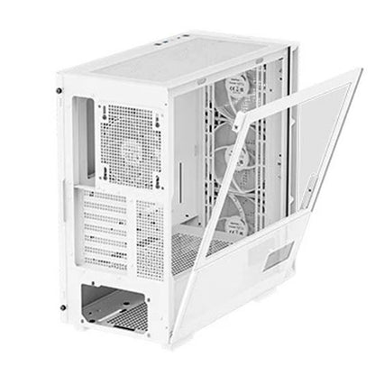 DeepCool CH560 Mid-Tower Case White, 4 ventilatorë 120mm ARGB